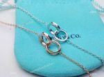 T I F F I NY Double Ring Bracelet - 925 Silver & Rose Gold